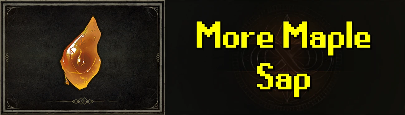 More Maple Sap mod cover