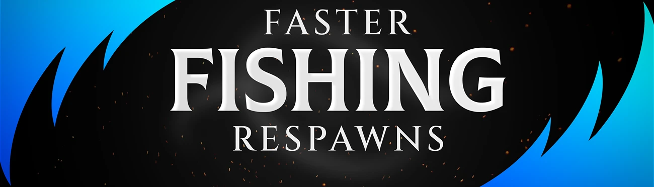 Faster Fishing Respawns mod cover