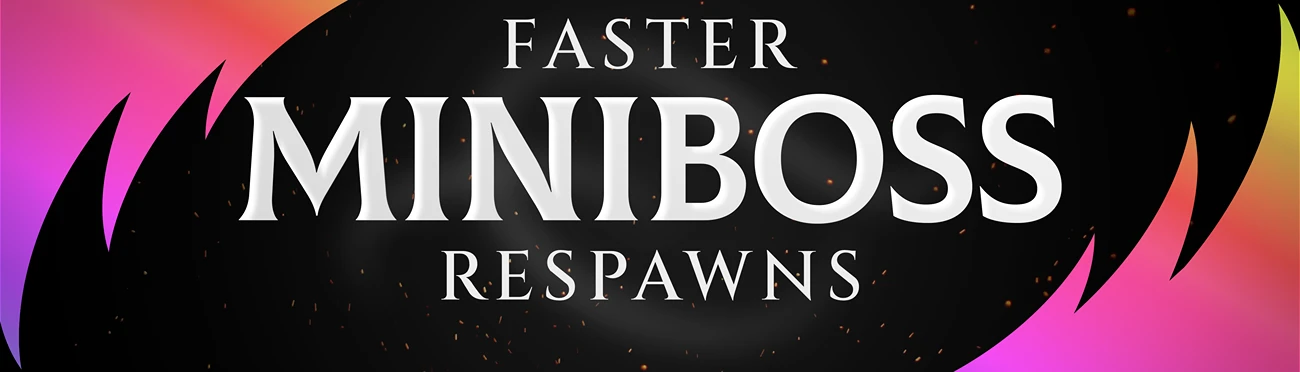 Faster Miniboss Respawns mod cover